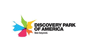 Frank Gerard Voice Overs Discovery Park of America logo